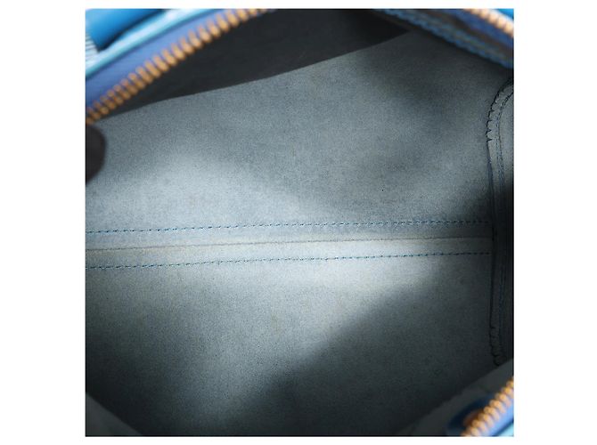 Borsa Louis Vuitton Speedy 25 Epi Leather Blu M43015 - vista 11