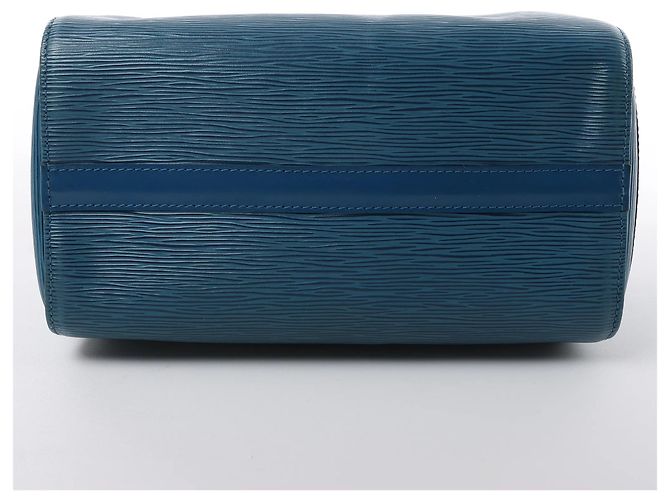 Borsa Louis Vuitton Speedy 25 Epi Leather Blu M43015 - vista 7