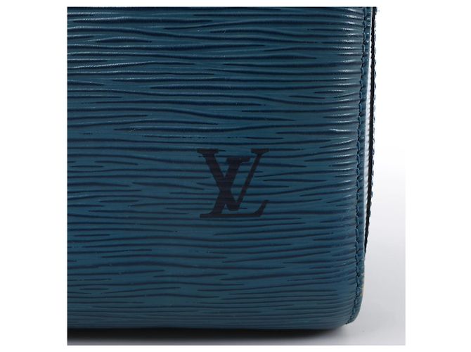 Borsa Louis Vuitton Speedy 25 Epi Leather Blu M43015 - vista 9