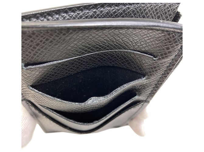Louis Vuitton Monogram Eclipse Coin Case Black - view 9