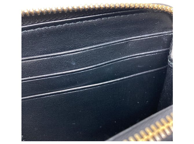 Miu Miu gestepptes Leder-Langgeldbörse Schwarz - Ansicht 7