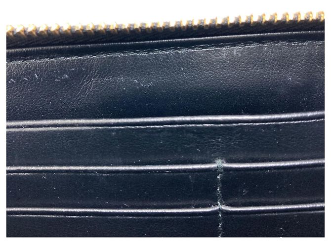 Miu Miu gestepptes Leder-Langgeldbörse Schwarz - Ansicht 8
