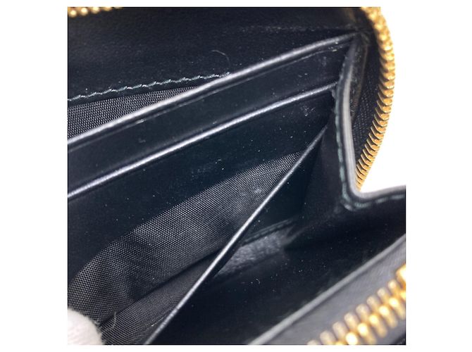 Miu Miu gestepptes Leder-Langgeldbörse Schwarz - Ansicht 9