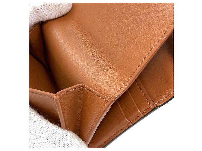 Céline Celine Small Flap Wallet Triomphe in Braun PVC - Ansicht 10
