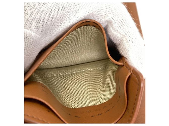 Céline Celine Small Flap Wallet Triomphe in Braun PVC - Ansicht 12