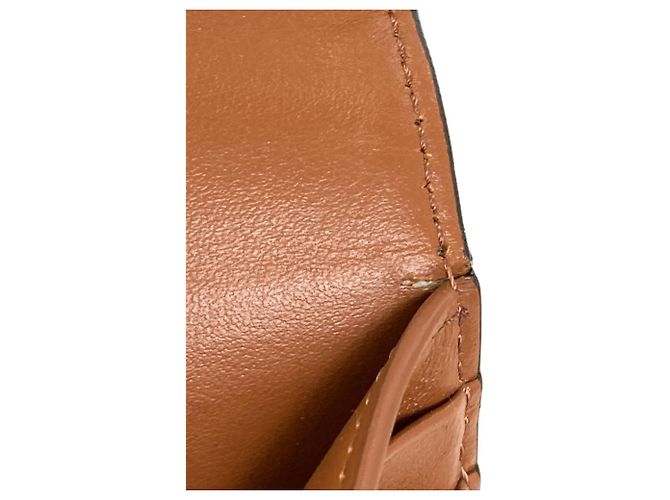 Céline Celine Small Flap Wallet Triomphe in Braun PVC - Ansicht 13