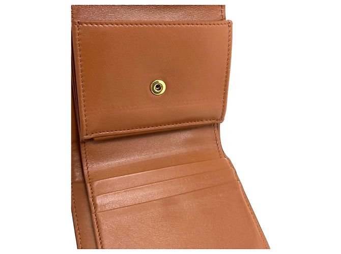 Céline Celine Small Flap Wallet Triomphe in Braun PVC - Ansicht 9