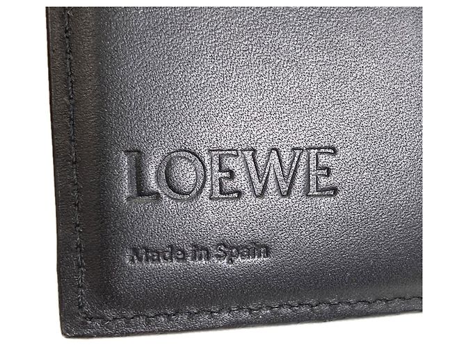 Loewe Anagram Patch Tri-fold Wallet Black - view 7