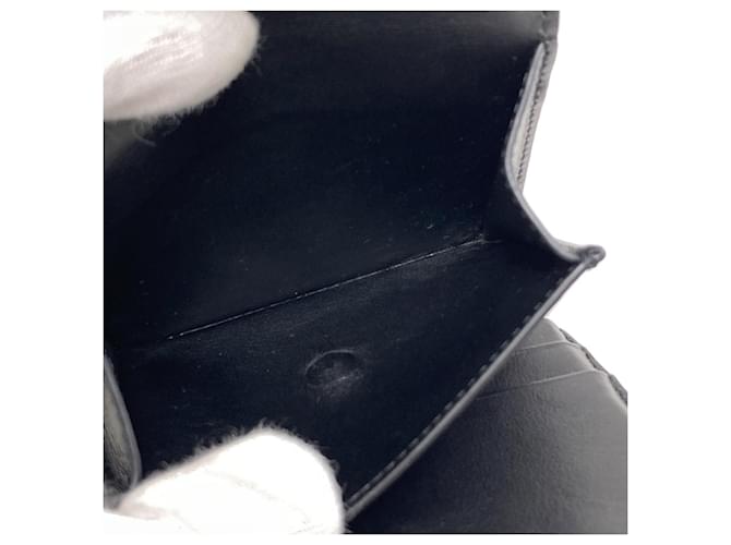 Céline Celine Small Flap Wallet Triomphe Schwarz - Ansicht 7