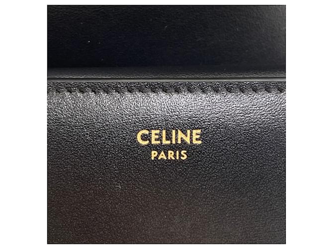 Céline Celine Small Flap Wallet Triomphe Schwarz - Ansicht 8