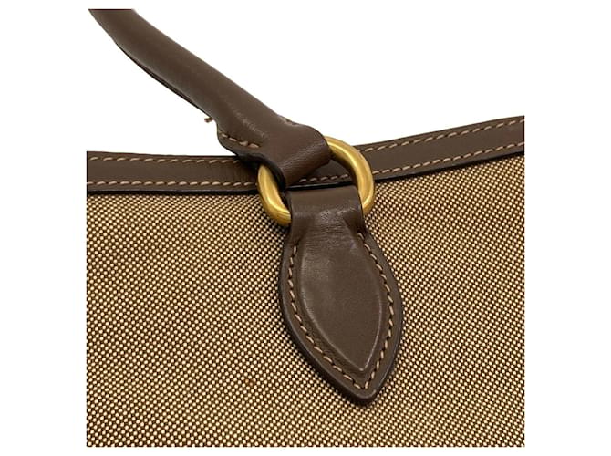 Borsa Tote Prada Fiocco Logo Marrone - vista 14