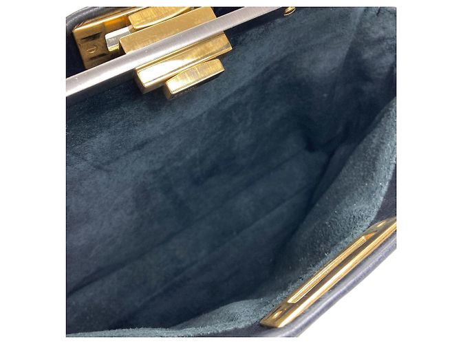 Borsa 2-Way Fendi Peekaboo Nero - vista 6