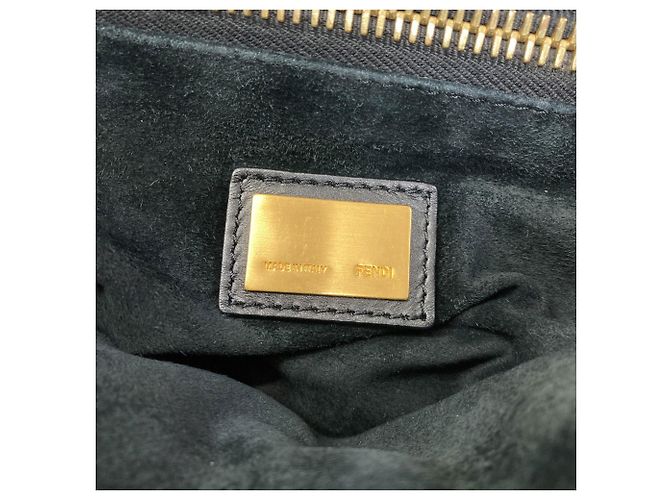 Borsa 2-Way Fendi Peekaboo Nero - vista 7