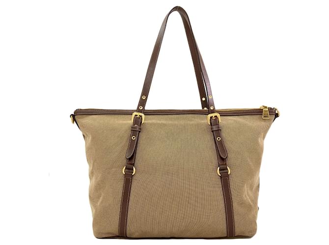 Borsa Tote 2-Way Prada 1BG253 Marrone - vista 2