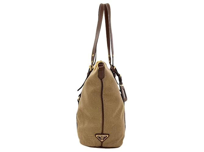 Borsa Tote 2-Way Prada 1BG253 Marrone - vista 3