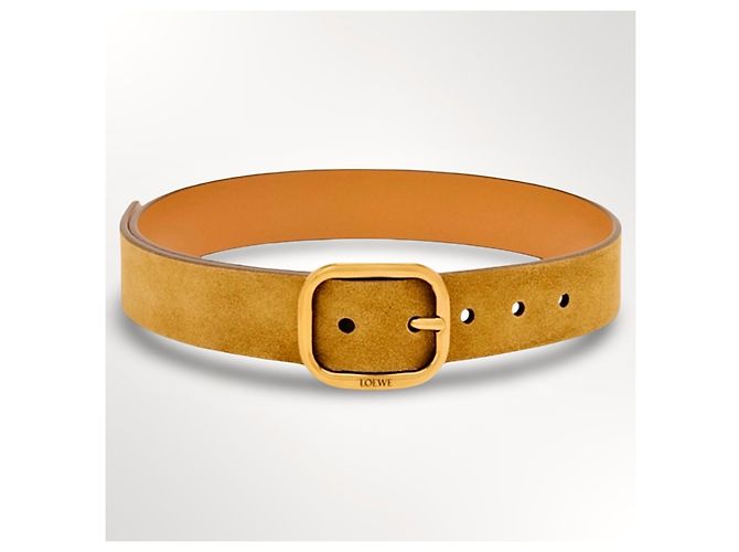 Loewe Gürtel aus Wildleder in der Farbe Rusty GO - Ansicht 13