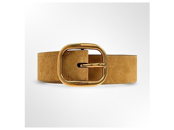 Loewe Gürtel aus Wildleder in der Farbe Rusty GO - Ansicht 6