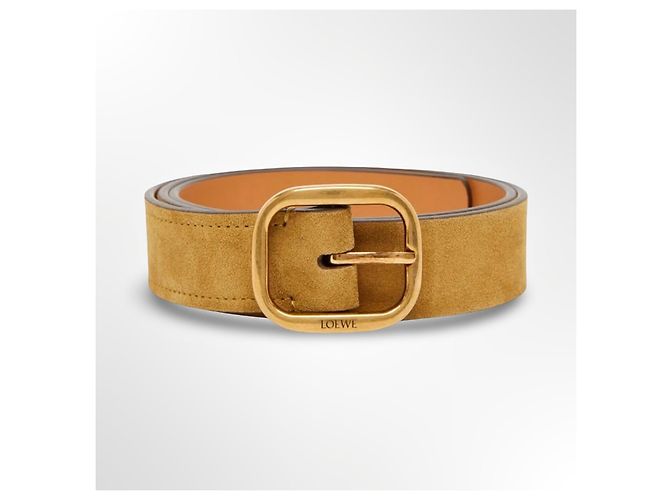 Loewe Gürtel aus Wildleder in der Farbe Rusty GO - Ansicht 7