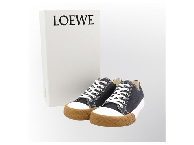 Sneakers Loewe denim blu navy Bianco - vista 13