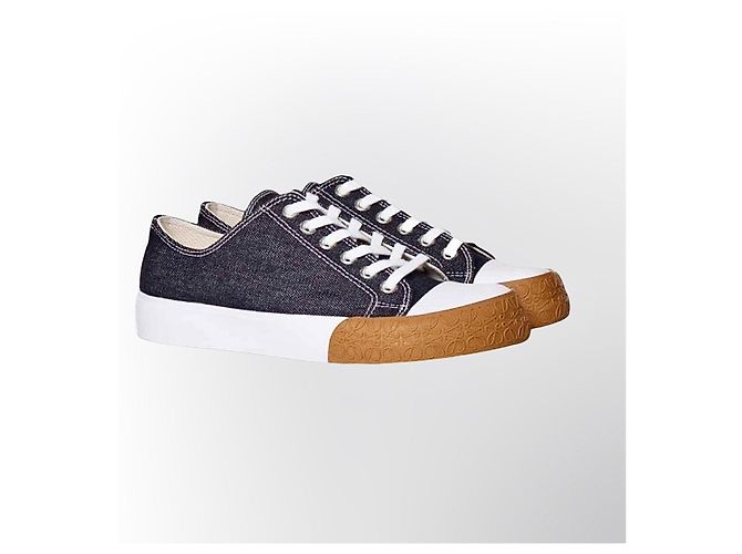 Sneakers Loewe denim blu navy Bianco - vista 15
