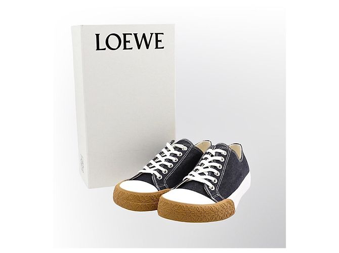 Sneakers Loewe denim blu navy Bianco - vista 16