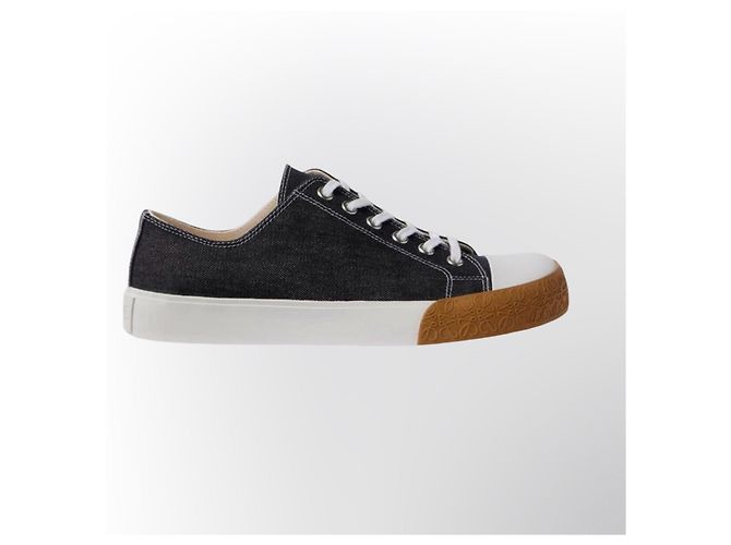 Sneakers Loewe denim blu navy Bianco - vista 18
