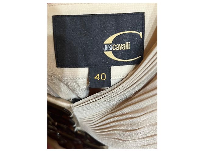 Abito in seta beige Just Cavalli - vista 6