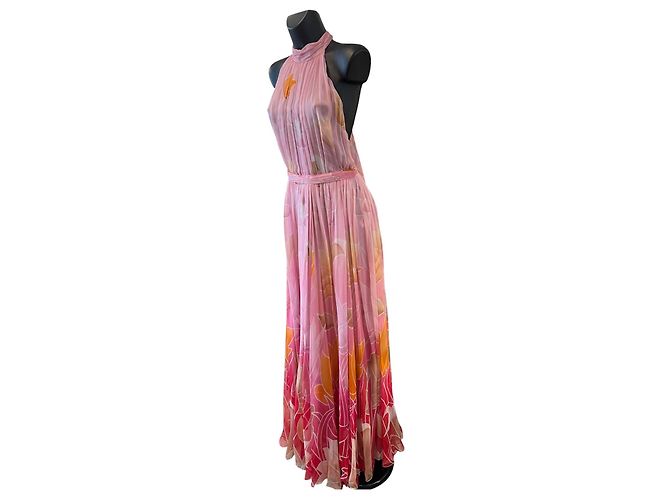 Ralph & Russo Abito in seta multicolore rosa Ralph&Russo - vista 3