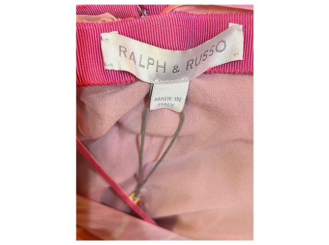 Ralph & Russo Abito in seta multicolore rosa Ralph&Russo - vista 5