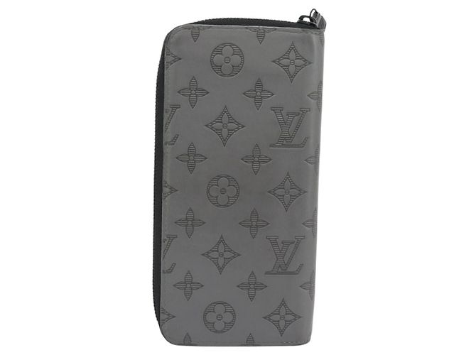 Louis Vuitton Zippy Wallet Vertical Monogram Shadow aus Leder Braun - Ansicht 2