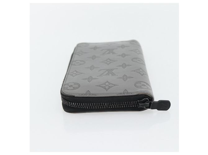 Louis Vuitton Zippy Wallet Vertical Monogram Shadow aus Leder Braun - Ansicht 3