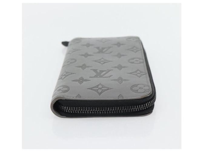 Louis Vuitton Zippy Wallet Vertical Monogram Shadow aus Leder Braun - Ansicht 4