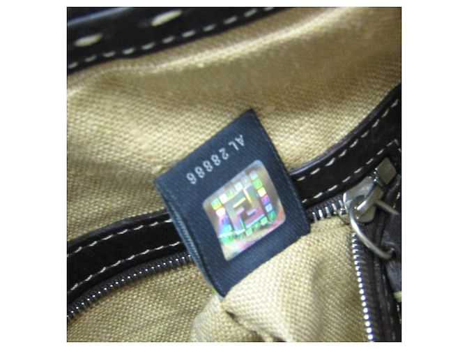Fendi Vintage Selleria Zip Messenger Pelle Small - vista 6