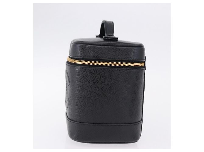 Chanel Vintage Timeless Vanity Case Caviar Tall Nero - vista 3