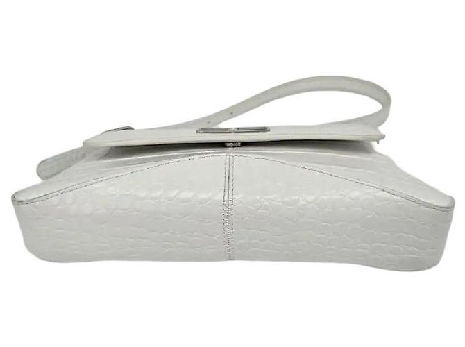 Balenciaga XX Flap Street Crocodile Embossed Leather Small - vista 3