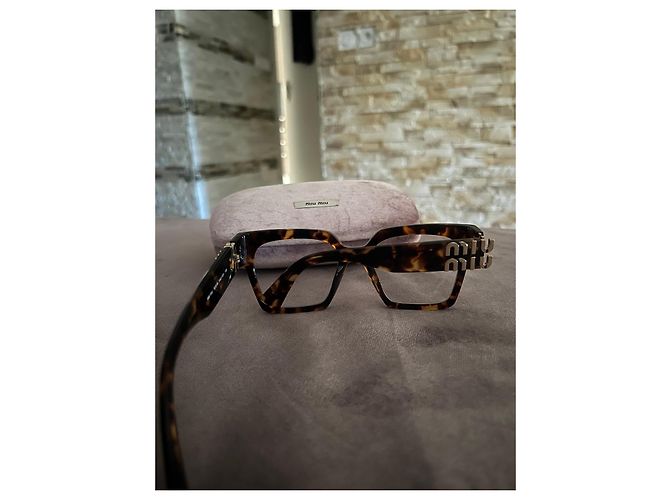 Miu Miu Brille in Schildpatt-Optik Braun - Ansicht 3