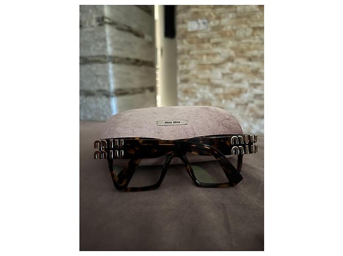 Miu Miu Brille in Schildpatt-Optik Braun - Ansicht 4
