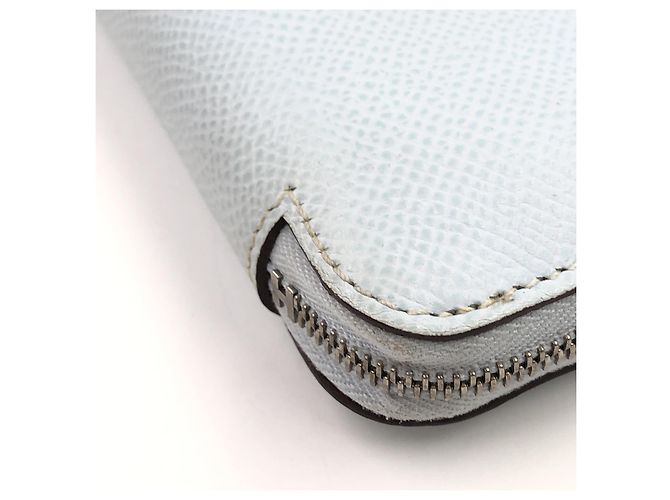 Hermès Hermes Azap Zip Around Silk'in Epsom Long Blu - vista 6