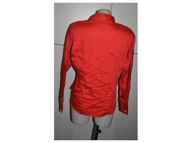 Blusa de algodón roja Laurèl - vista 4