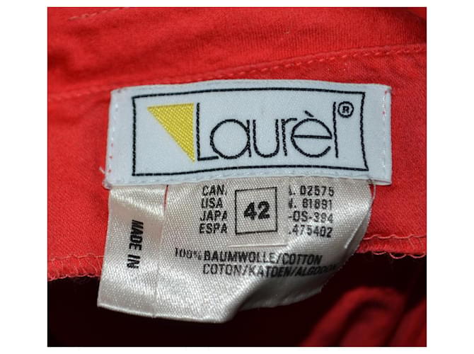 Blusa de algodón roja Laurèl - vista 5