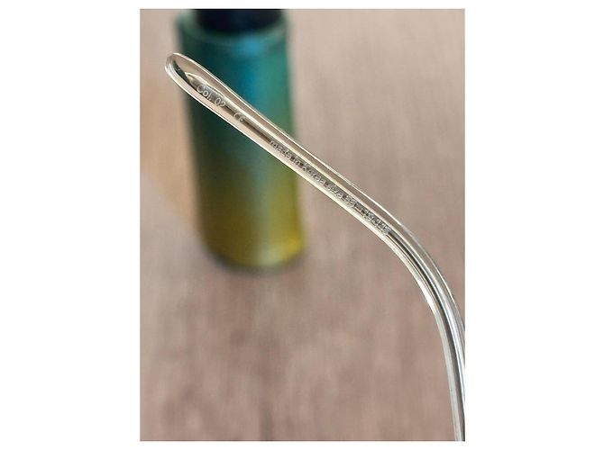 Autre Marque Occhiali da sole Gentle Monster Baguette Argento - vista 4