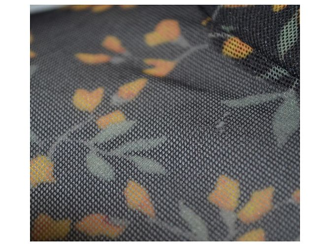 Ganni langärmelige Bluse mit Blumenprint Schwarz - Ansicht 2