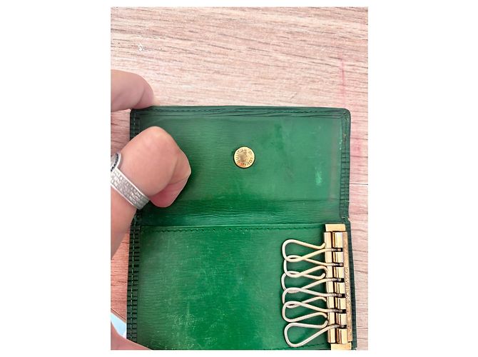 Louis Vuitton Epi Schlüsselhalter Grün - Ansicht 6