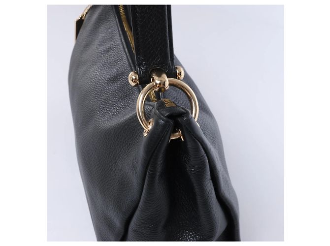 Coach Mia Lederschultertasche in Schwarz - Ansicht 4