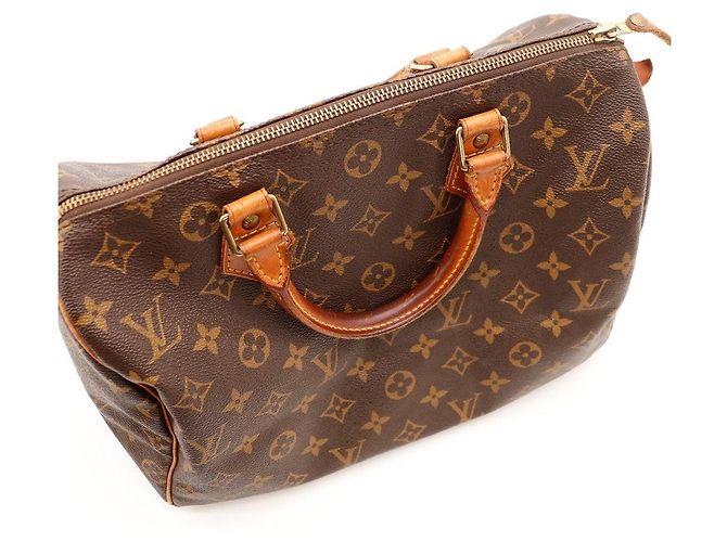 Bolsa Louis Vuitton Speedy 30 Monogram Canvas Marrom Monograma - vista 11