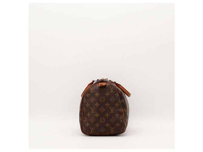 Bolsa Louis Vuitton Speedy 30 Monogram Canvas Marrom Monograma - vista 5