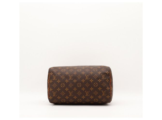 Bolsa Louis Vuitton Speedy 30 Monogram Canvas Marrom Monograma - vista 6