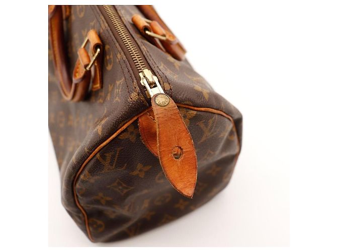Bolsa Louis Vuitton Speedy 30 Monogram Canvas Marrom Monograma - vista 9
