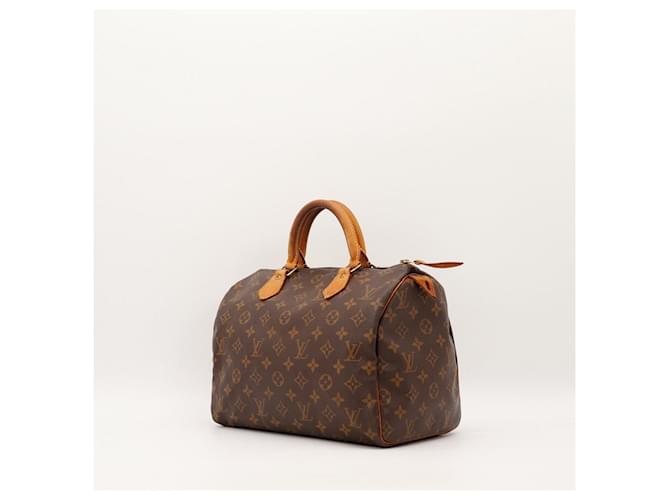 Borsa Louis Vuitton Speedy 30 Monogram Canvas Marrone Monogramma - vista 2