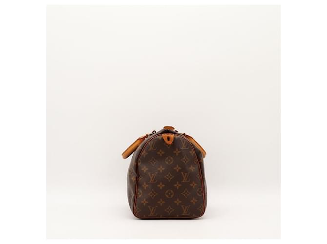 Borsa Louis Vuitton Speedy 30 Monogram Canvas Marrone Monogramma - vista 3